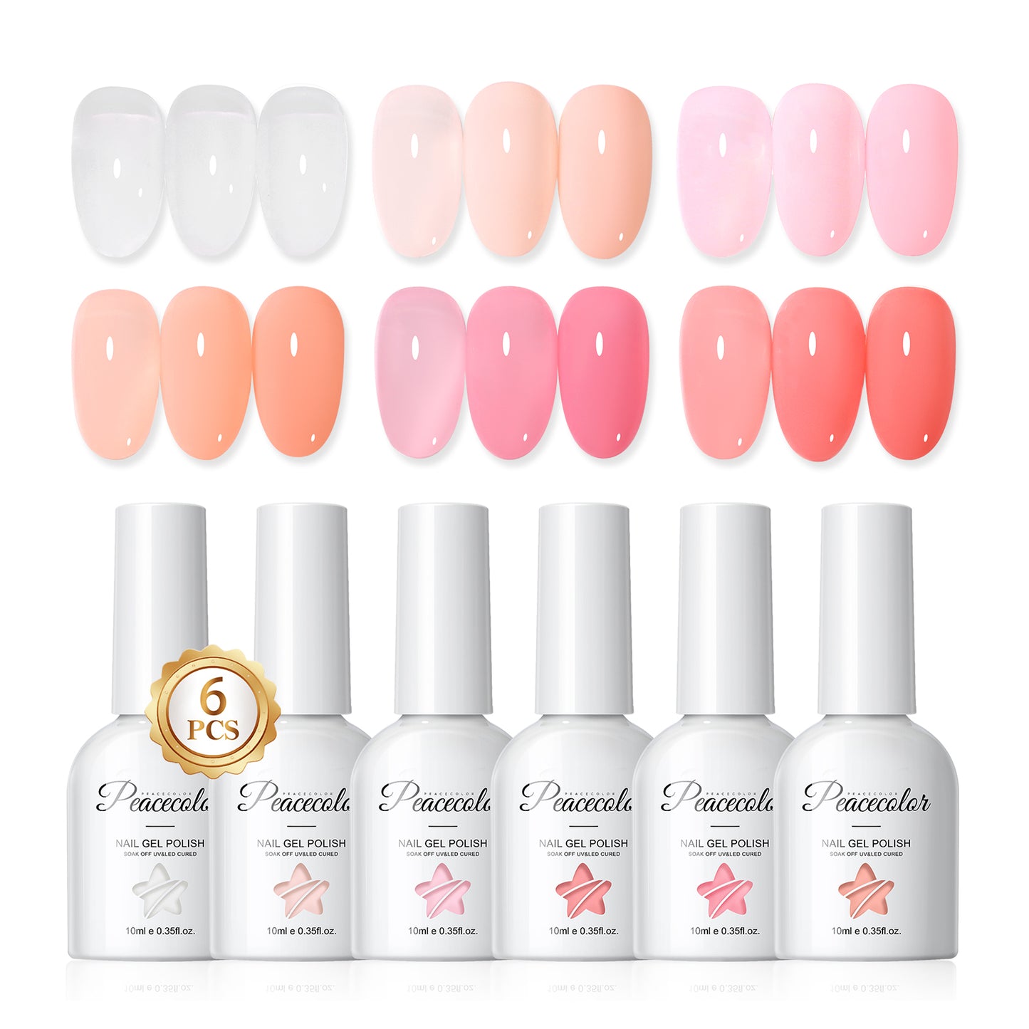 Pink Jelly Gel Polish Set