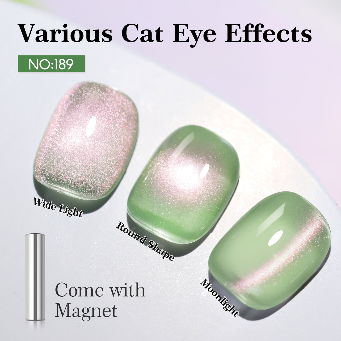 Green Cat Eye Gel Polish