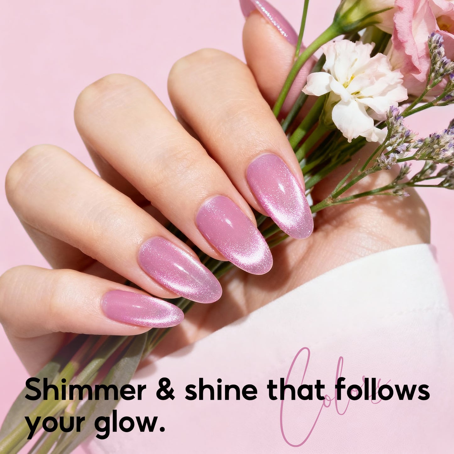 Pink Cat Eye Gel Polish
