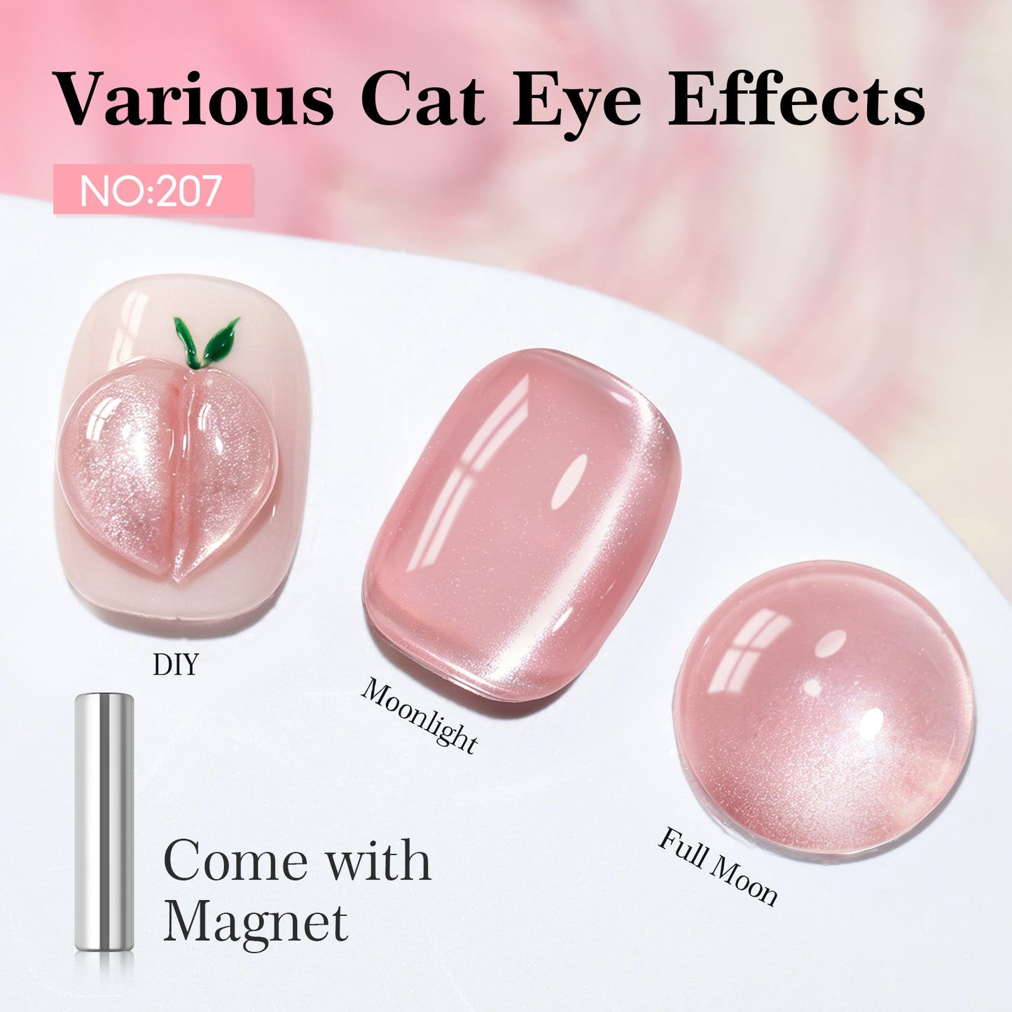 Pink Cat Eye Gel Polish
