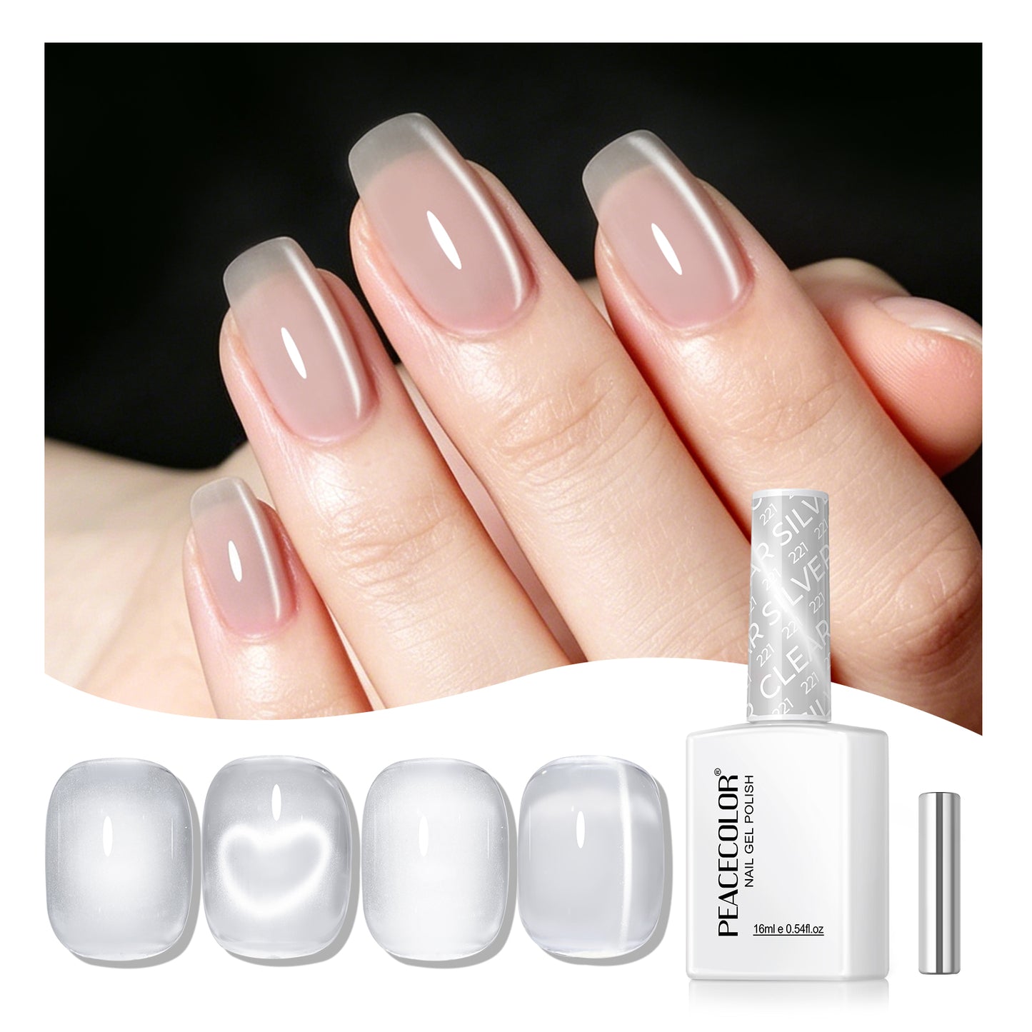 Silver Cat Eye Gel