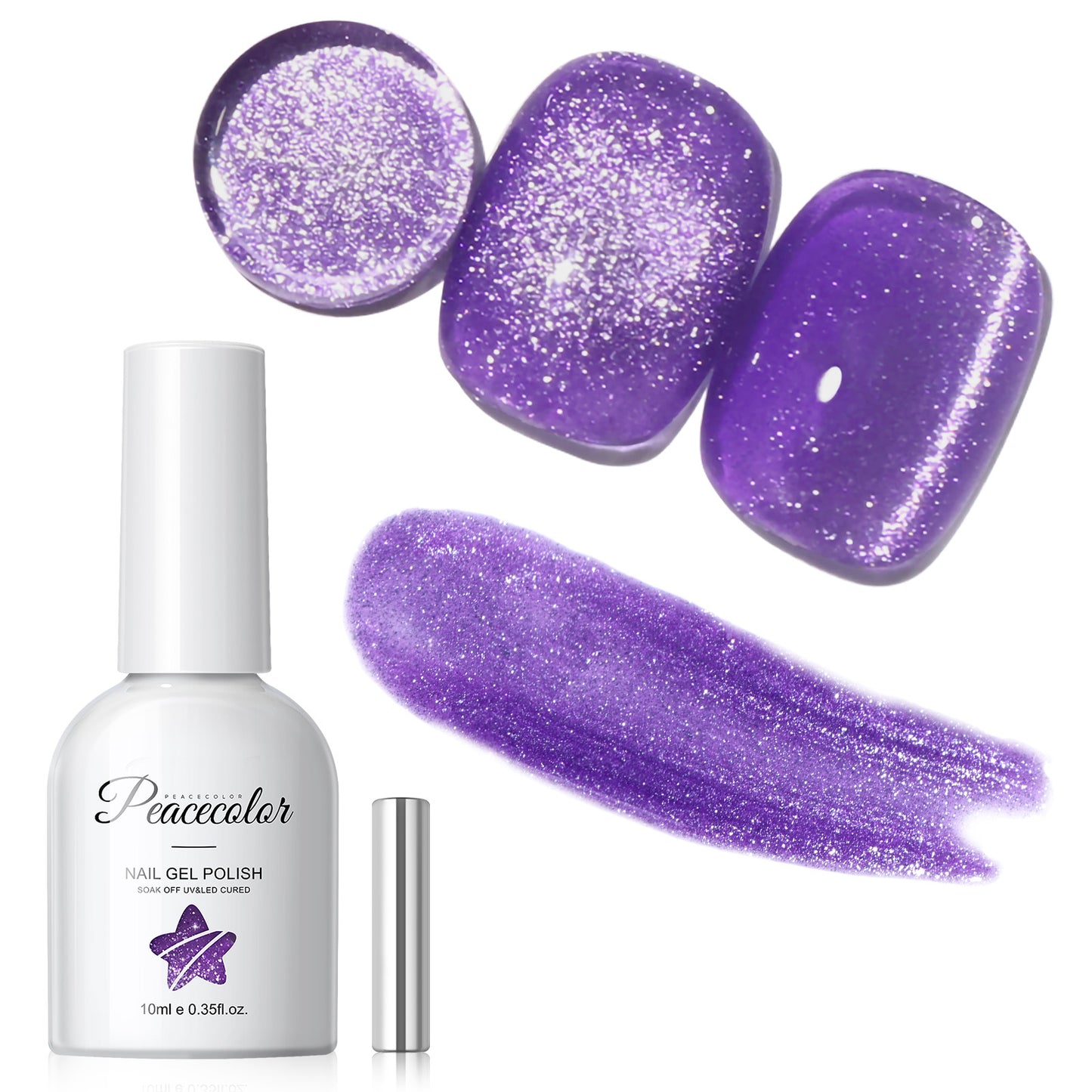 Purple Cat Eye Gel Polish
