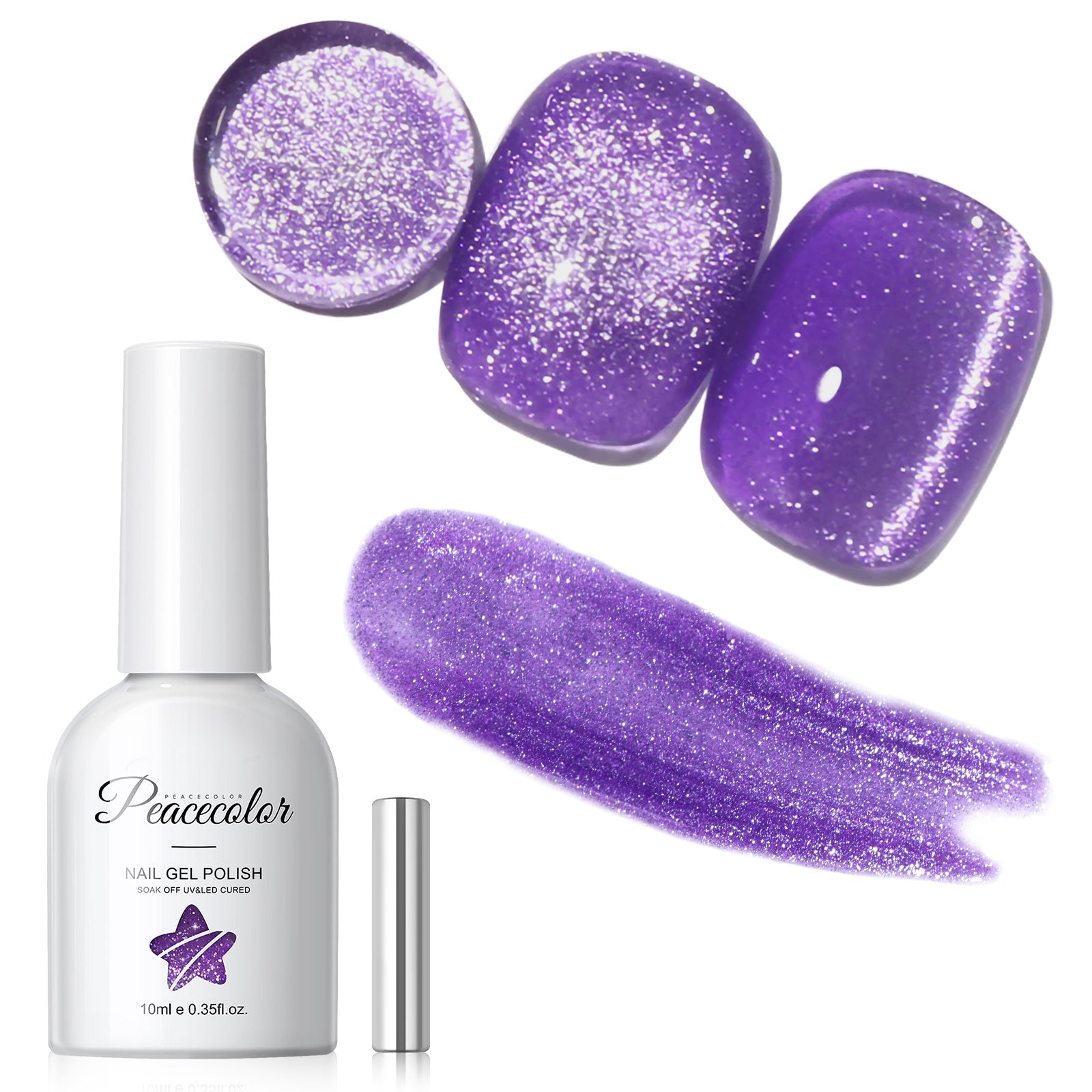 Purple Cat Eye Gel Polish