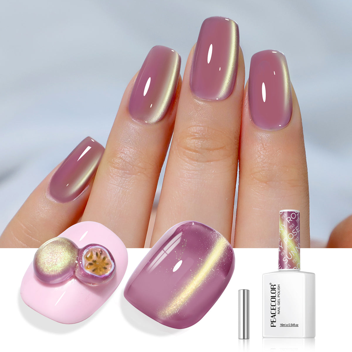 Purple Cat Eye Gel Polish