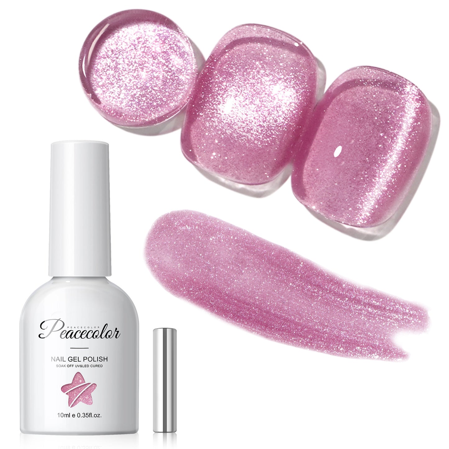 Pink Cat Eye Gel Polish