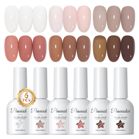 Brown Gel Polish Set