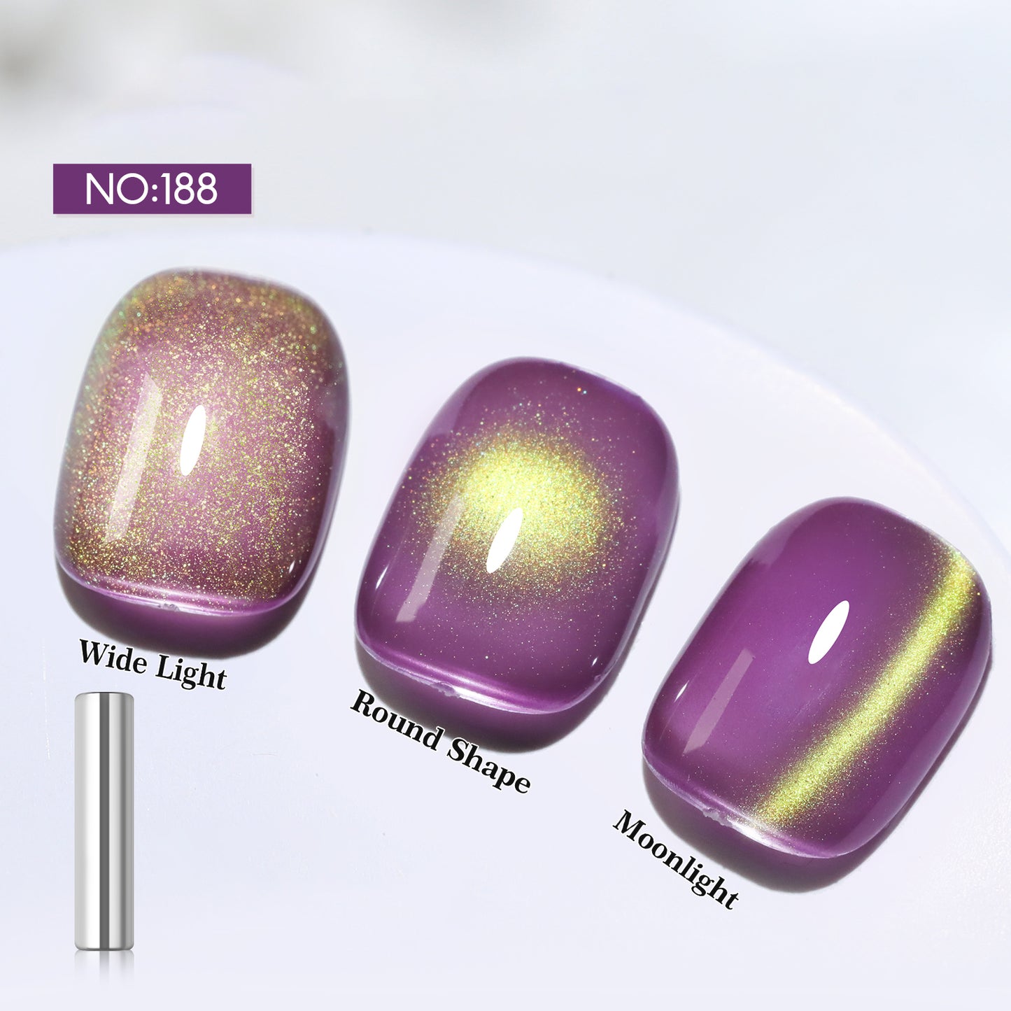 Purple Cat Eye Gel Polish