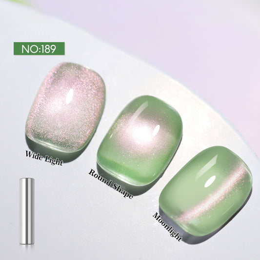 Green Cat Eye Gel Polish