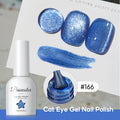 Blue Cat Eye Gel Polish
