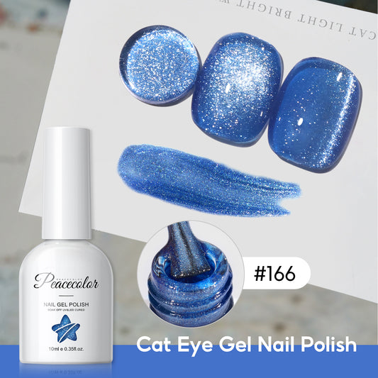 Blue Cat Eye Gel Polish