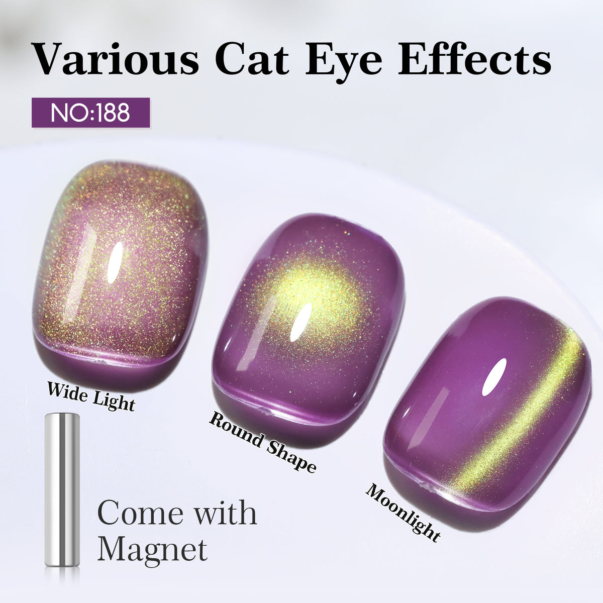 Purple Cat Eye Gel Polish