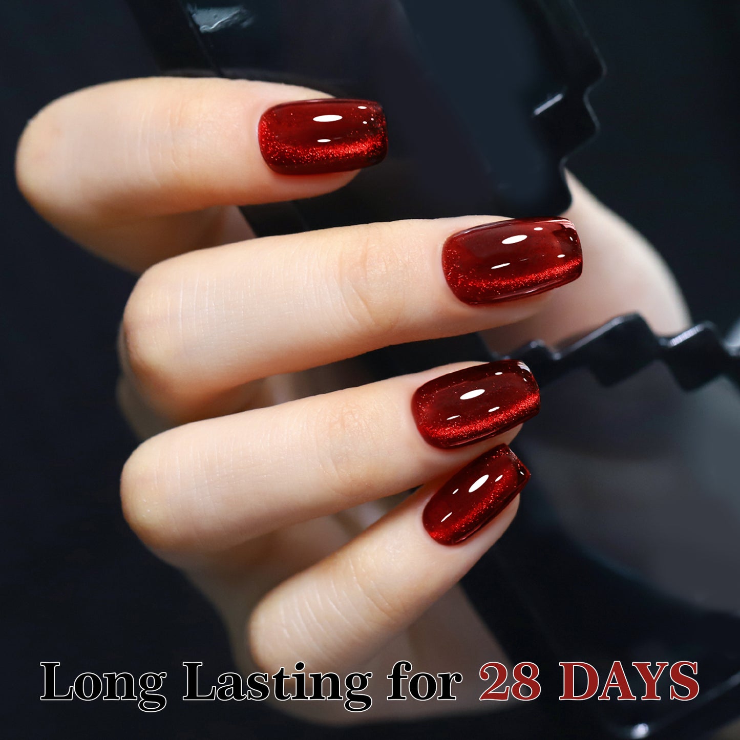 Red Cat Eye Gel Polish