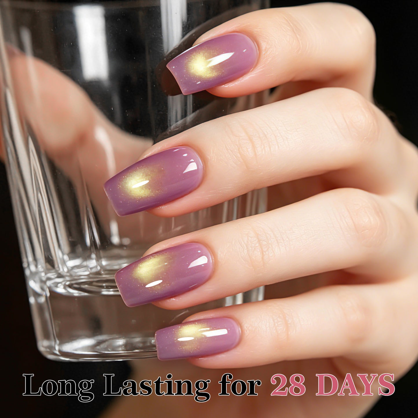 Purple Cat Eye Gel Polish