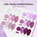 Purple Jelly Gel Polish Set