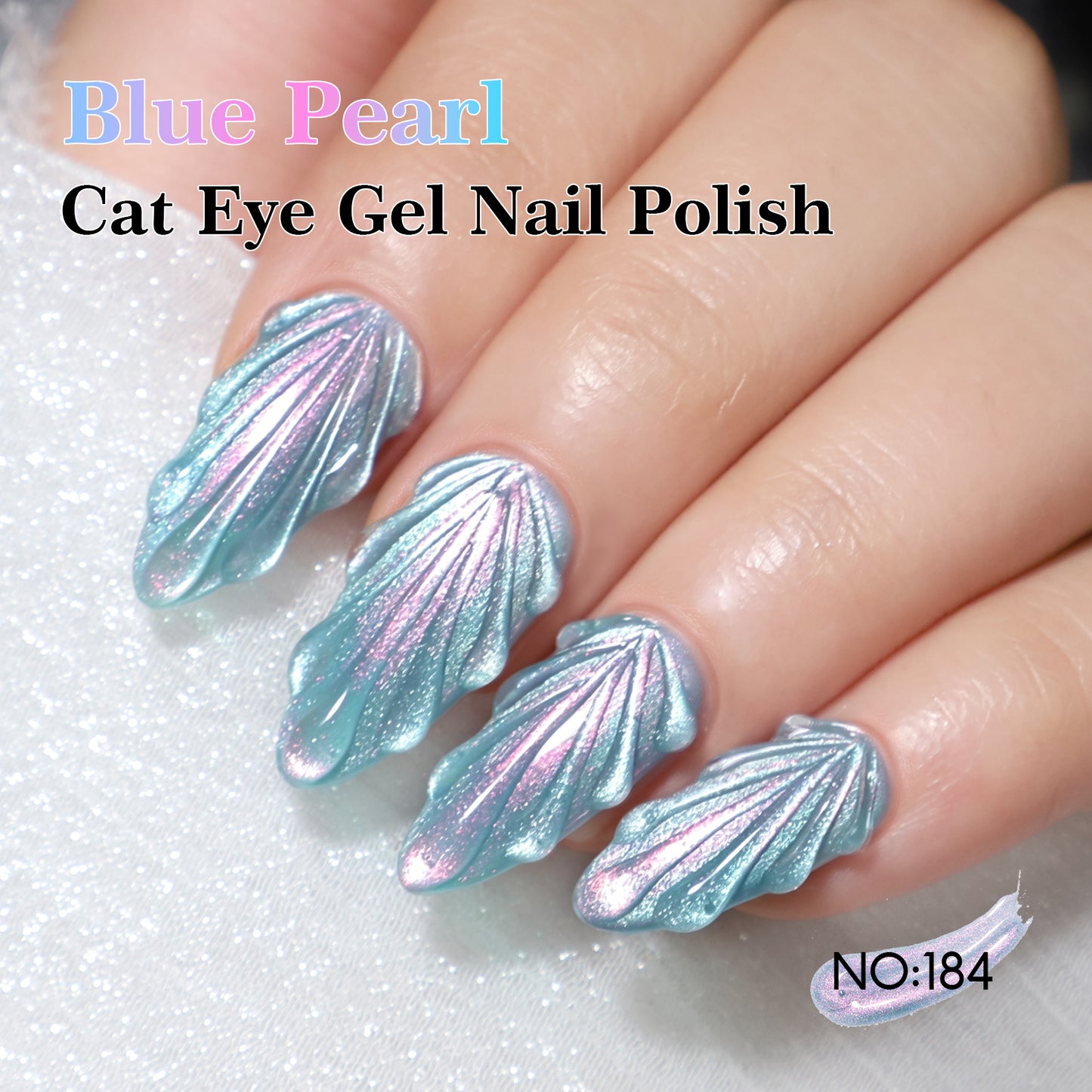 Blue Cat Eye Gel Polish