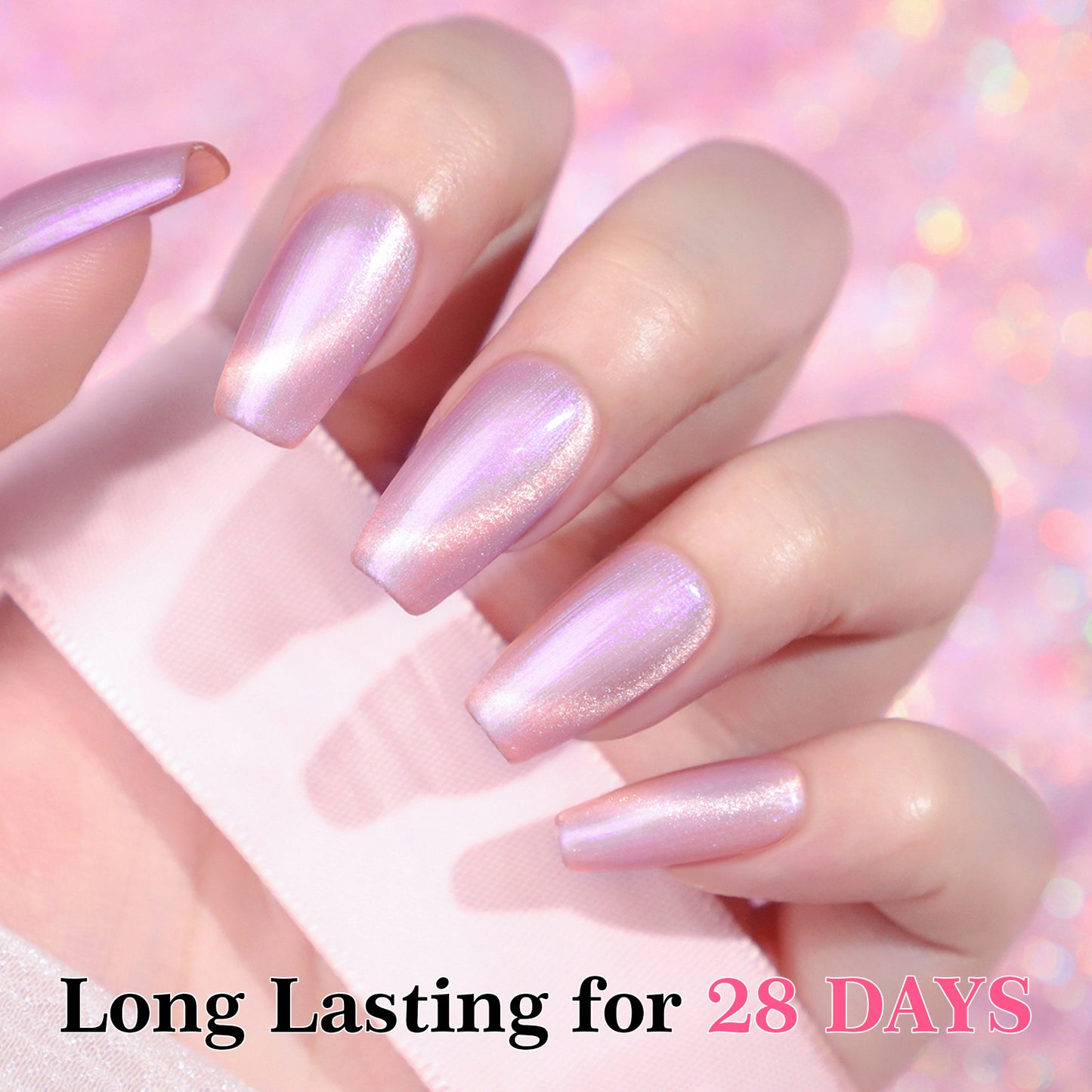 Pink Cat Eye Gel Polish