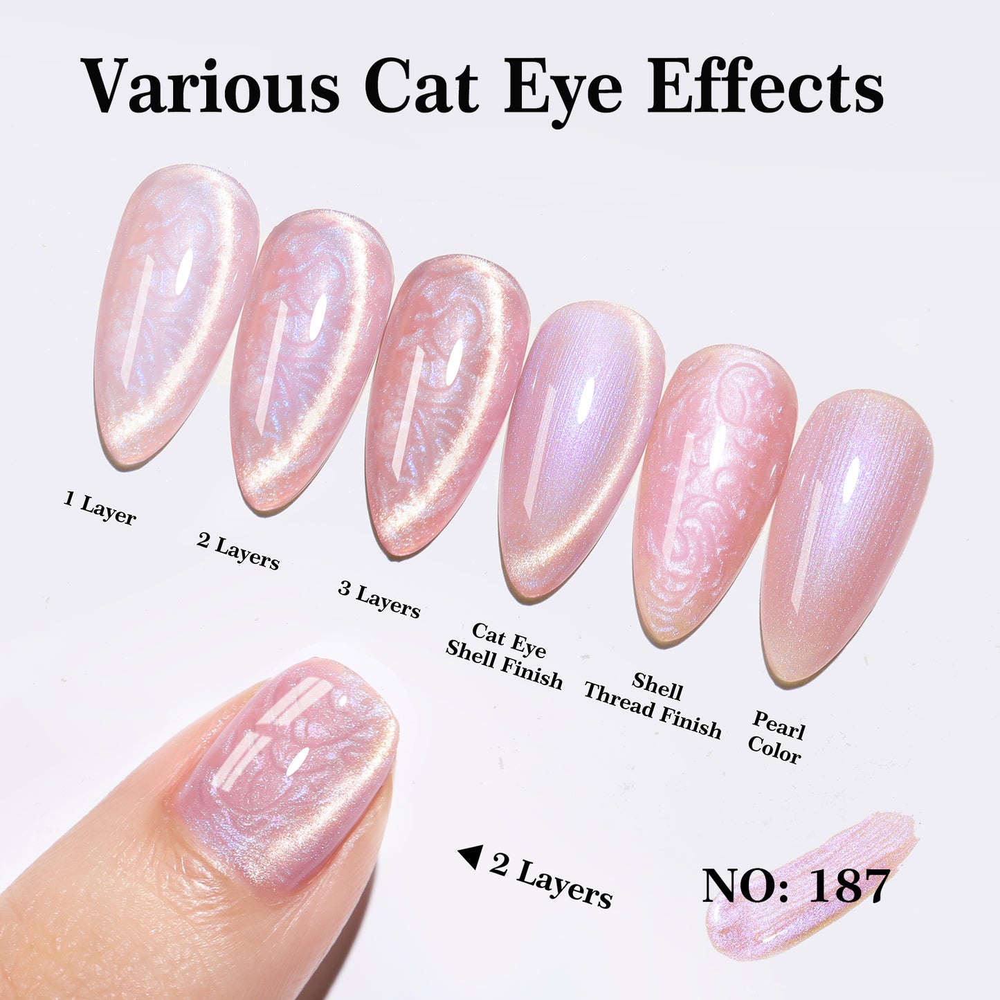 Pink Cat Eye Gel Polish